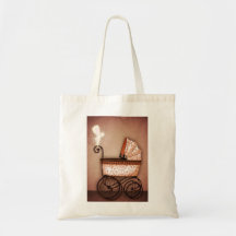 Baby Carriage Tote Bags
