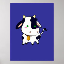 Baby Cow Poster