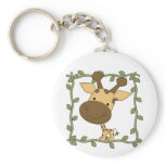 Baby Giraffe Tshirts and Gifts Key Chain