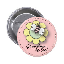 Baby Girl Bee in Pink Grandma To "Bee" Pin