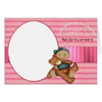 Baby Girl Photo Card cards