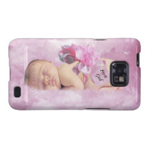 Baby girl pink clouds fantasy case samsung galaxy SII covers