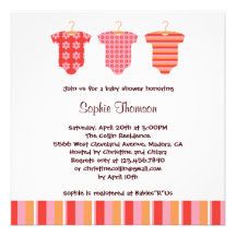 Baby Girl Shower Invitation