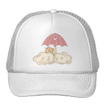 Baby Girl Shower Mesh Hat