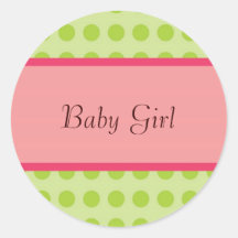 Baby Gril Sticker - Customisable