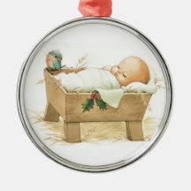Baby Jesus Christmas Ornament
