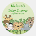 Baby Jungle Safari Baby Shower Sticker