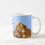 Baby lions love coffee mug