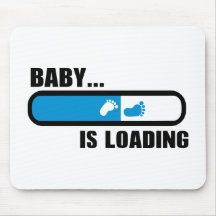 Baby loading feet mouse pad