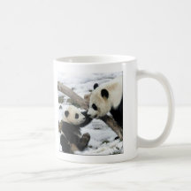 baby panda and mum mug