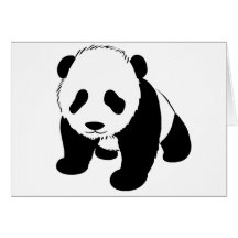 Baby Panda Greeting Cards