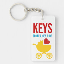 Baby Reveal Gender Neutral Surprise Gift Key Chains