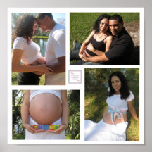 BABY SHOWER COLLAGE POSTER