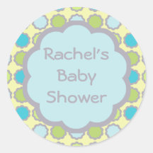 Baby Shower Envelope Seal Sticker