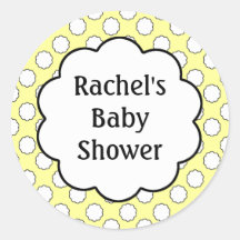 Baby Shower Envelope Seal Sticker