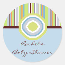 Baby Shower Envelope Seal Sticker