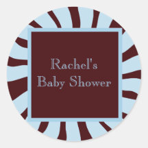 Baby Shower Envelope Seal Sticker