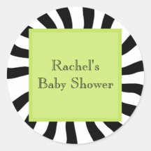 Baby Shower Envelope Seal Sticker