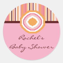 Baby Shower Envelope Seal Stickers