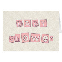 Baby Shower Greeting Card