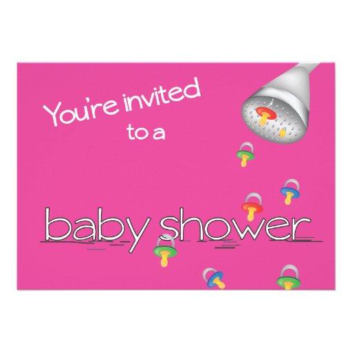 Baby Shower Invitation - Girl