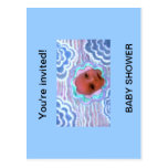 baby shower postcard