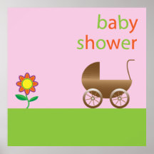 Baby shower poster