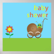 Baby shower posters
