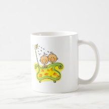 Baby shower (twins) coffee mugs