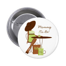 Baby Tea Pinback Button