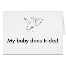 Baby thank you card