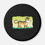 baby tiger refrigerator magnet