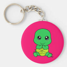 Baby turtle keychain
