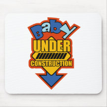 BABY UNDER CONSTRUCTION MOUSE PADS