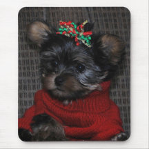 baby yorkie mouse pads