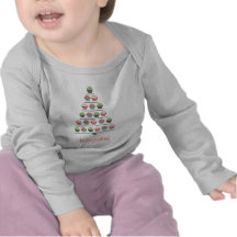 Babycakes Christmas Cupcake Baby Shirt