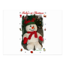 Baby's 1st Christmas Post Card