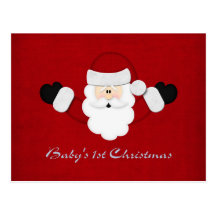 Babys 1st Christmas Postcards