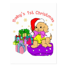 Baby's 1st hristmas postcards
