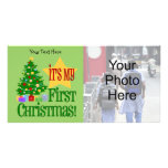 Baby's First Christmas Customisable Photo Cards