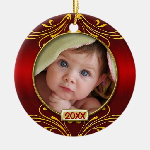 Baby's First Christmas Photo Frame Christmas Ornaments