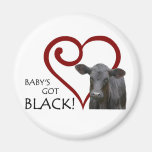 Baby's Got Black Refrigerator Magnet