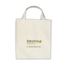 Babytime Organics Tote Canvas Bags