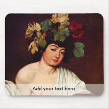 Bacchus by Caravaggio Mouse Pad