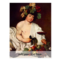 Bacchus by Caravaggio Post Cards
