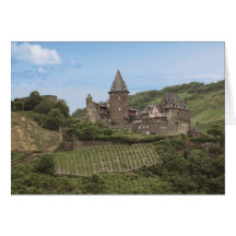 Bacharach, Germany, Stahleck Castle, Schloss Greeting Card