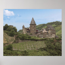 Bacharach, Germany, Stahleck Castle, Schloss Print