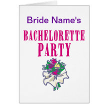Bachelorette Party Cards