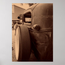 Back Tire Poster