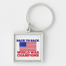 Back to Back World War Champions Keychains